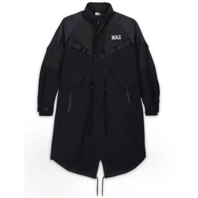 2022新作 新品未使用 ナイキ×sacai メンズトレンチジャケット