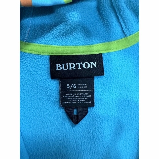 BURTON(バートン)のバートン　フルジップパーカー　キッズ キッズ/ベビー/マタニティのキッズ服男の子用(90cm~)(ジャケット/上着)の商品写真