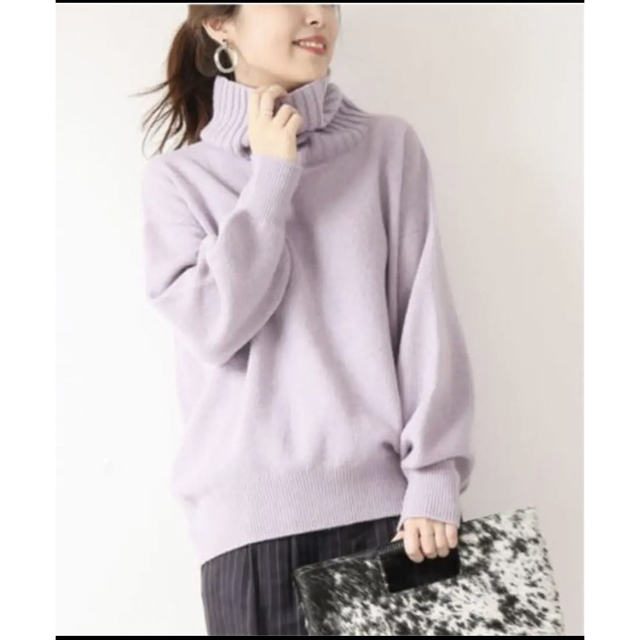 スピックアンドスパン♡タートルネック ウール カシミヤ ニット