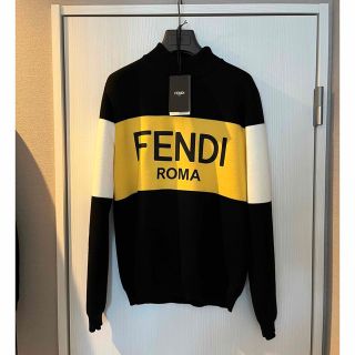 フェンディ(FENDI)の【Laurant様専用】FENDI フェンディロゴセーター 44 S(ニット/セーター)