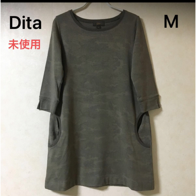 DITA(ディータ)のDita ミニワンピ チュニック サイズ1(S〜M)未使用 レディースのワンピース(ミニワンピース)の商品写真