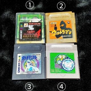 ゲームボーイ(ゲームボーイ)の🎀【再値下げ致しました】🎀ゲームボーイソフト／４本セット／動作確認済み(携帯用ゲームソフト)