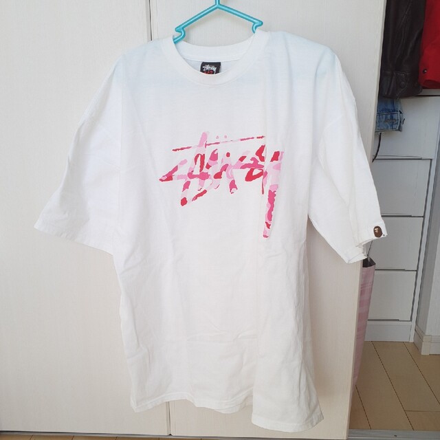 STUSSY 30周年　APE コラボ　Tシャツ　XLsize | フリマアプリ ラクマ