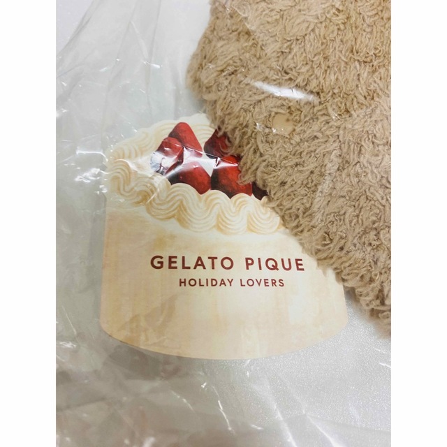 gelato pique(ジェラートピケ)の【新品】【HOLIDAY】【BABY】ジェラートベアハートポンチョ キッズ/ベビー/マタニティのキッズ/ベビー/マタニティ その他(その他)の商品写真