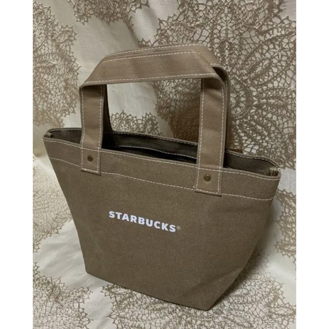 Starbucks Coffee(スターバックスコーヒー)の台湾　スターバックス　トートバッグ　ベージュ レディースのバッグ(トートバッグ)の商品写真