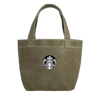 スターバックスコーヒー(Starbucks Coffee)の台湾　スターバックス　トートバッグ　カーキ(トートバッグ)