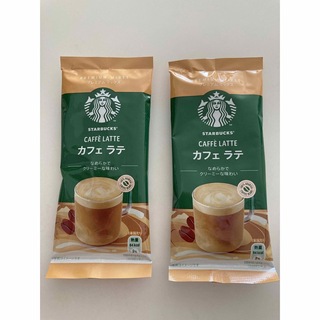 スターバックスコーヒー(Starbucks Coffee)のスタバ　カフェラテ　2本(コーヒー)