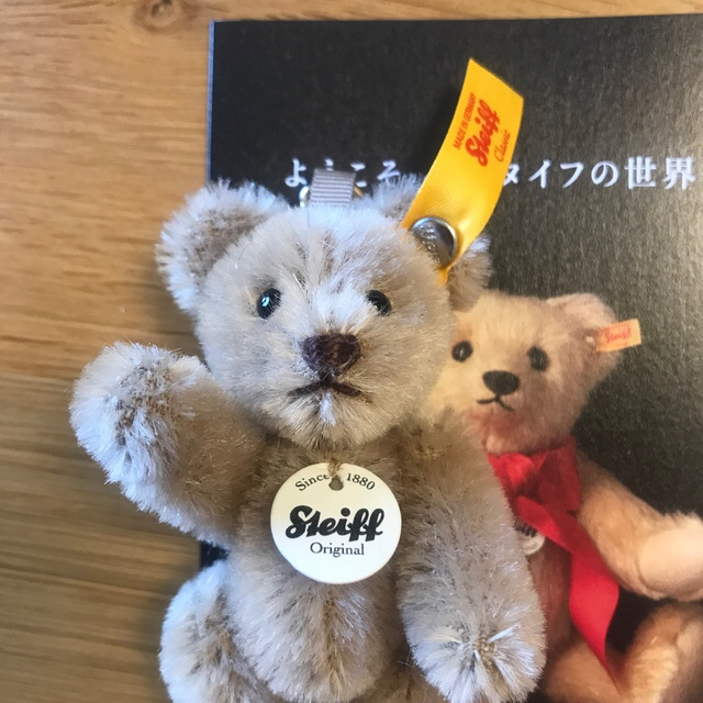 ほぼ日 手帳カバー Steiff / シュタイフ カフェオレのテディ 訳有り