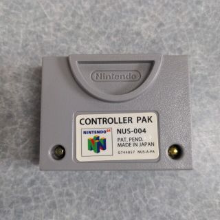 ニンテンドウ64(NINTENDO 64)のコントローラーパック ニンテンドー64 Nintendo 64(その他)