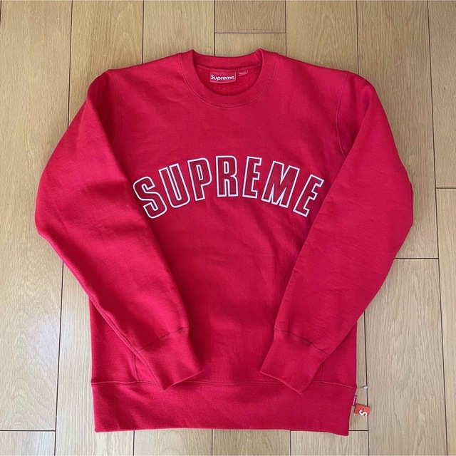 Supreme Arc Logo Crewneck M ネイビー 紺 アーチロゴ