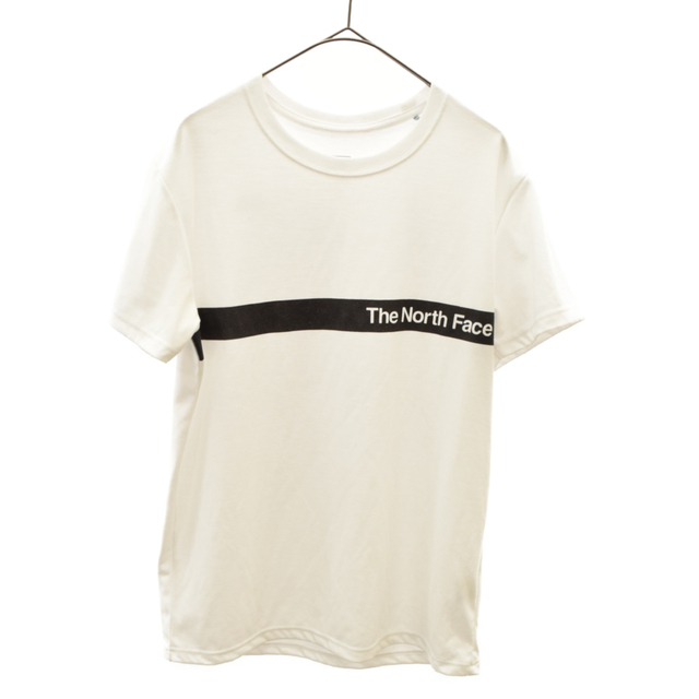 THE NORTH FACE(ザノースフェイス)のTHE NORTH FACE ザノースフェイス Lined Tee ラインロゴTシャツ 半袖クルーネックカットソー ホワイト レディース NTW32046 レディースのトップス(Tシャツ(半袖/袖なし))の商品写真