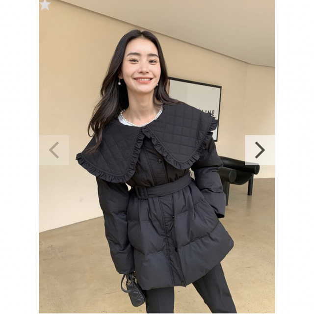 BIRTHDAY BASH(バースデーバッシュ)のbirthdaybash JASMINE CALLOR COAT 襟付きコート レディースのジャケット/アウター(ロングコート)の商品写真