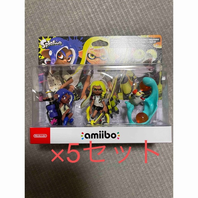 スプラトゥーン　amiibo 3体入り　5セットゲームキャラクター