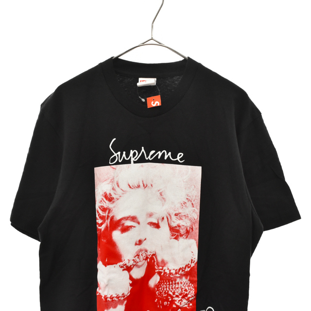 SUPREME シュプリーム 18AW Madonna Tee マドンナ プリントデザイン 半袖Tシャツ カットソー ブラック