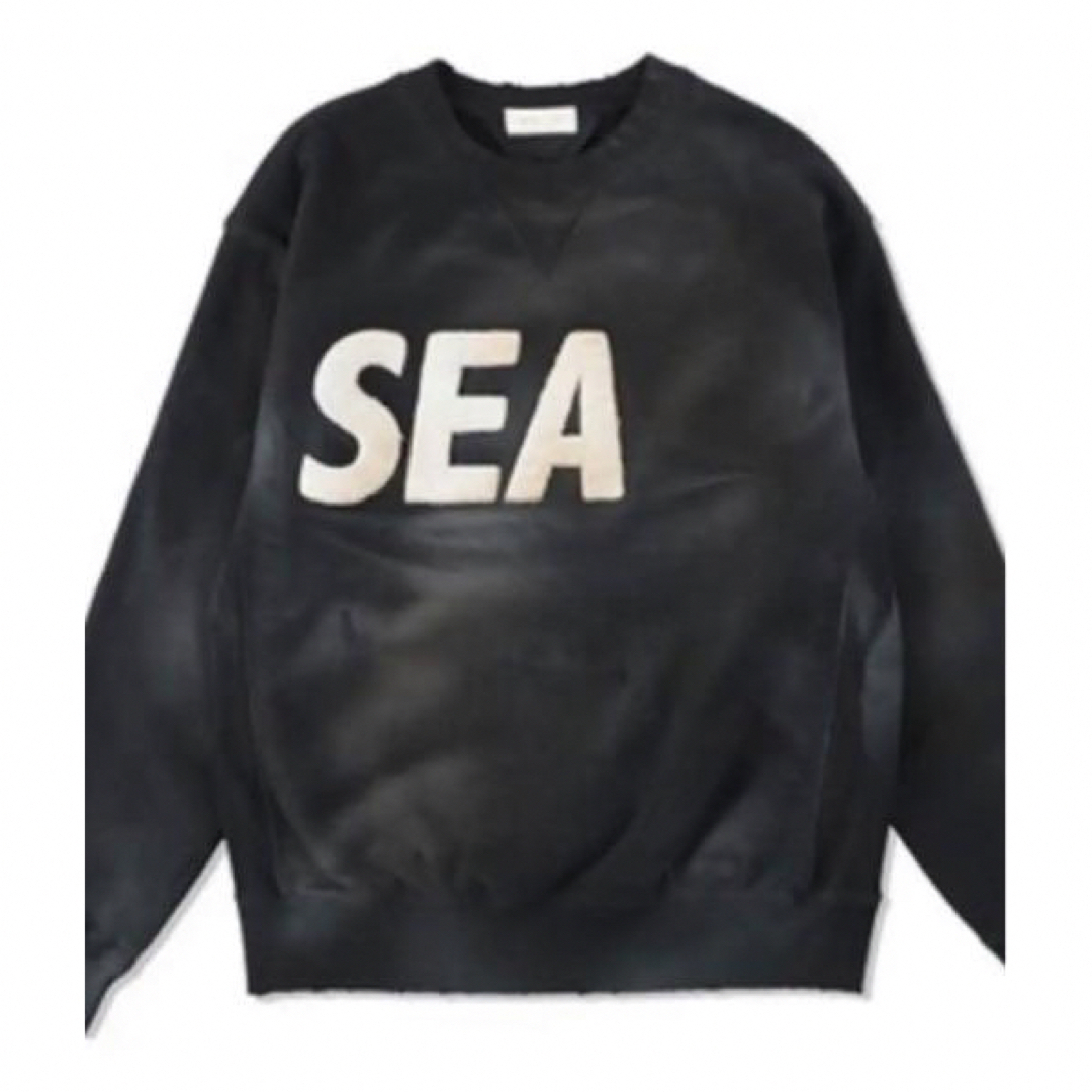 WINDANDSEA  DAMAGED CREW NECK