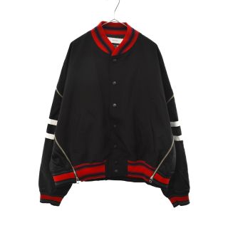 ZIPPER WOOLxNYLON STADIUM JACKET