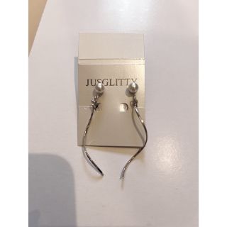 ジャスグリッティー(JUSGLITTY)の値下げしました!早い者勝ち!! 新品未使用☆JUSGLITTY パールイヤリング(イヤリング)