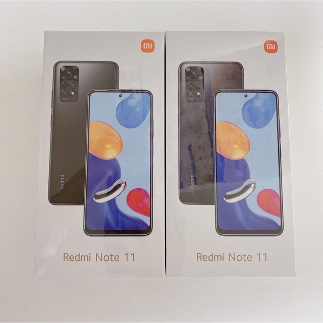 スマホ/家電/カメラ【新品・未使用品】Xiaomi Redmi Note11 ２台