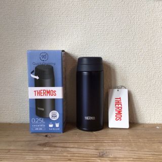 サーモス(THERMOS)の昨年12月購入　新品　食洗機対応モデル　JOR-250  ダークネイビー(その他)