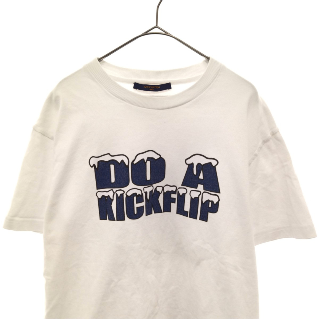新品 ルイヴィトン 半袖カットソー DO A KICKFLIP 白×紺 L Tシャツ