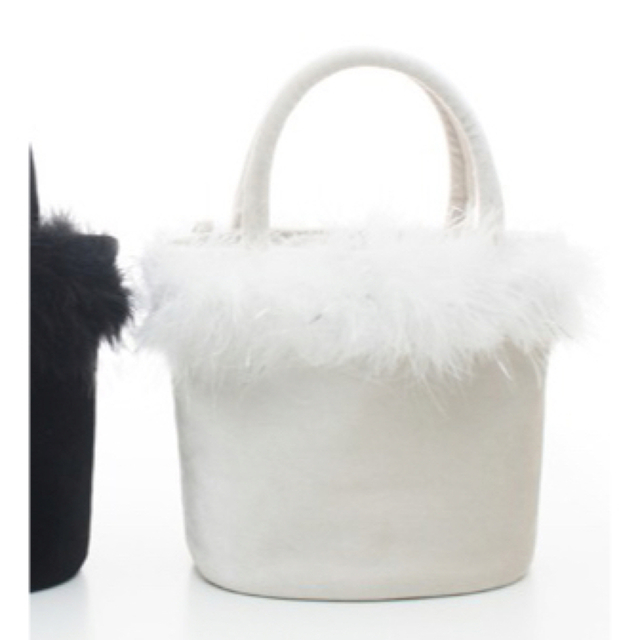 Thevirgins velvet vanity bag White-www.ecosea.do