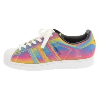 アディダス(adidas)のadidas アディダス SUPERSTAR “Rainbow Iridescent” BMulti/Cloud White スーパースター レインボーイリディセント レースアップ ローカット スニーカー FX7779(スニーカー)