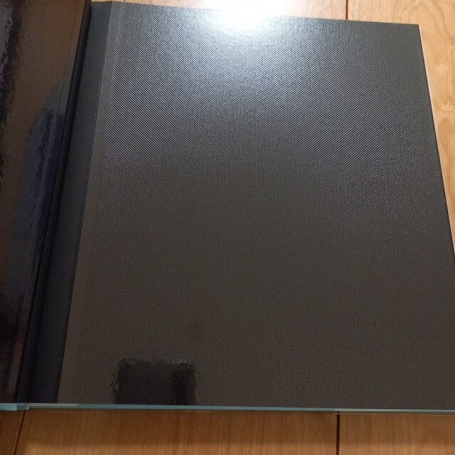 新品　増えるアルバム　ナカバヤシ　ブルー　100年台紙　 黒台紙H-DF-132 キッズ/ベビー/マタニティのメモリアル/セレモニー用品(アルバム)の商品写真