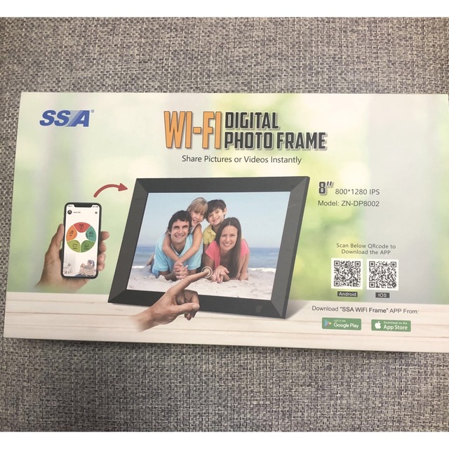 ssa WI-FI DIGITAL PHOTO FRAMEデジタルフォトフレーム