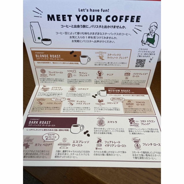 Starbucks Coffee(スターバックスコーヒー)のスターバックス コーヒー豆引き換えカード チケットの優待券/割引券(その他)の商品写真