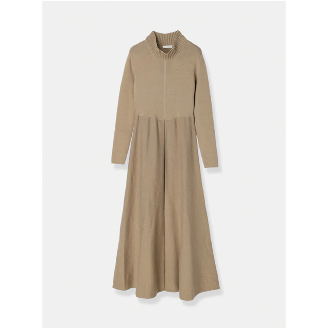 L’Or  ロル　BoxPleatsKnitDress かじまり　ワンピース