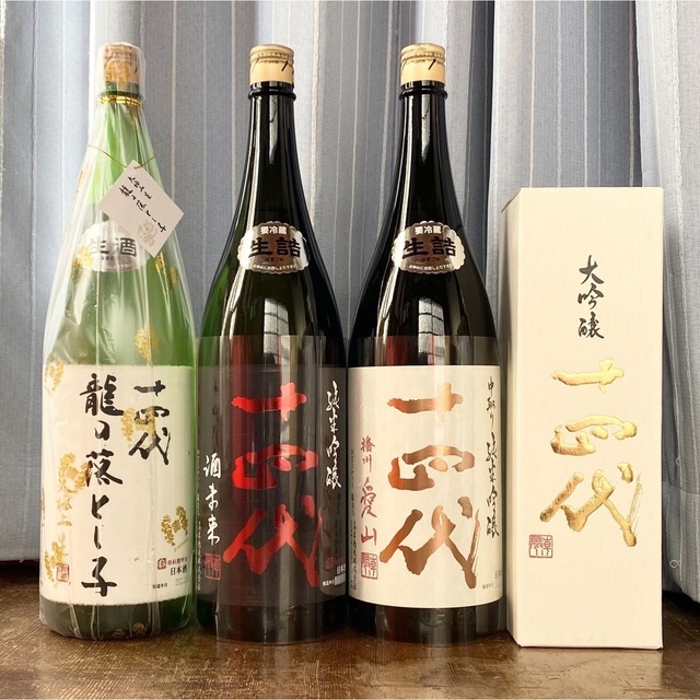 人気新品入荷 【送料無料】日本酒 十四代 豪華4本セット 1800ml 720ml