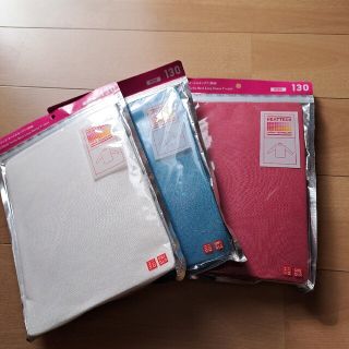 ユニクロ(UNIQLO)のUNIQLOヒートテックタートルネックT長袖130(Tシャツ/カットソー)