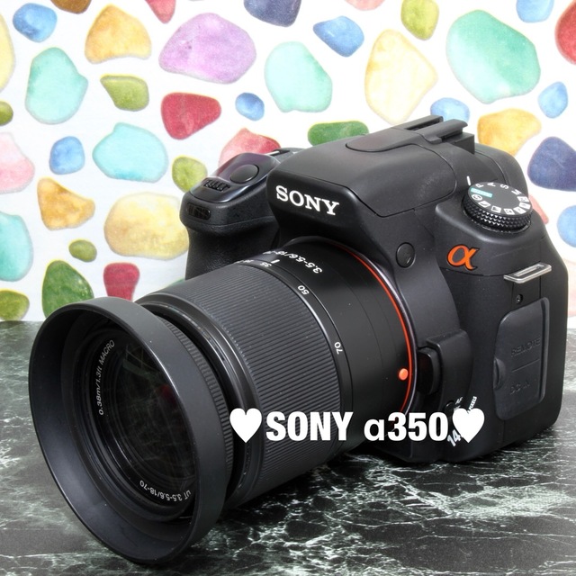 ♥︎◇SONY α350 ◇一眼レフはSONY！ ◇予備バッテリー ◇美品