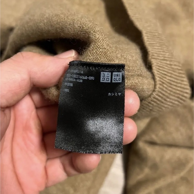 UNIQLO(ユニクロ)のユニクロ　カシミア　セーター　ニット　カシミヤ メンズのトップス(ニット/セーター)の商品写真