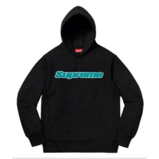 19Supreme Chenille Hooded Sweatshirt黒XL