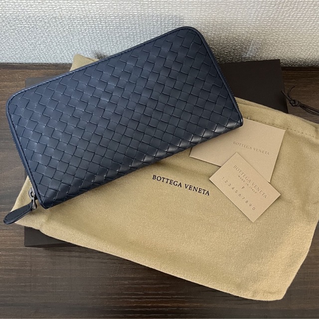 (再値下)BOTTEGA VENETA-ラウンドファスナー長財布-