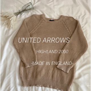 ハイランドトゥーサウザンド(HIGHLAND 2000)の【HIGHLAND2000】UNITED ARROWS コットンニット(ニット/セーター)