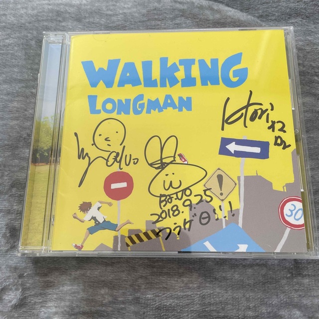 ロングマン　サイン入りCD WALKING エンタメ/ホビーのCD(ポップス/ロック(邦楽))の商品写真