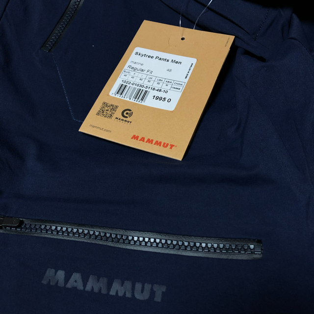 MAMMUT マムート トレッキングパンツ スカイツリーパンツ紺 メンズM新品