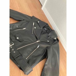 ザラ(ZARA)の美品◼️ZARA ライダースジャケット M ダブル(ライダースジャケット)