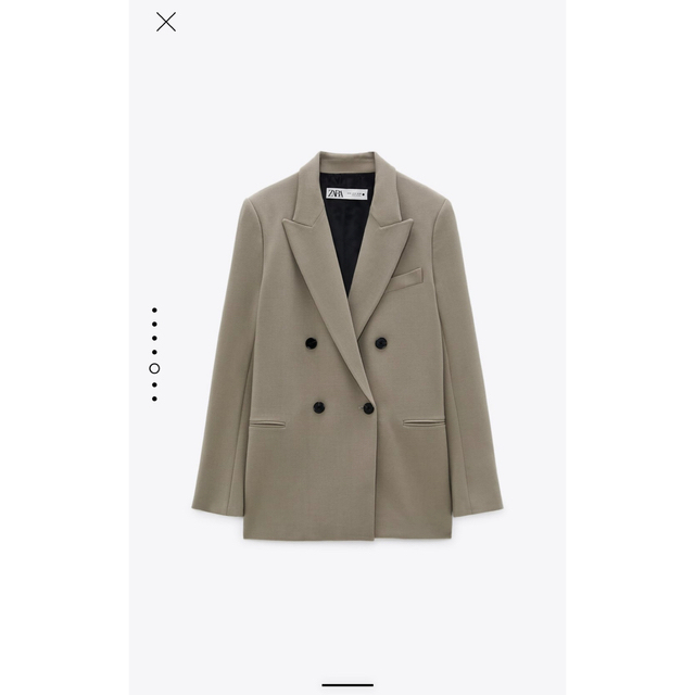 zara ダブルブレストブレザー