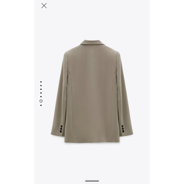 ZARA - zara ダブルブレストブレザーの通販 by ⋆𐙚₊˚⊹|ザラ ZARA - zara ダブルブレストブレザーの通販 by ⋆𐙚₊˚⊹|ザラ