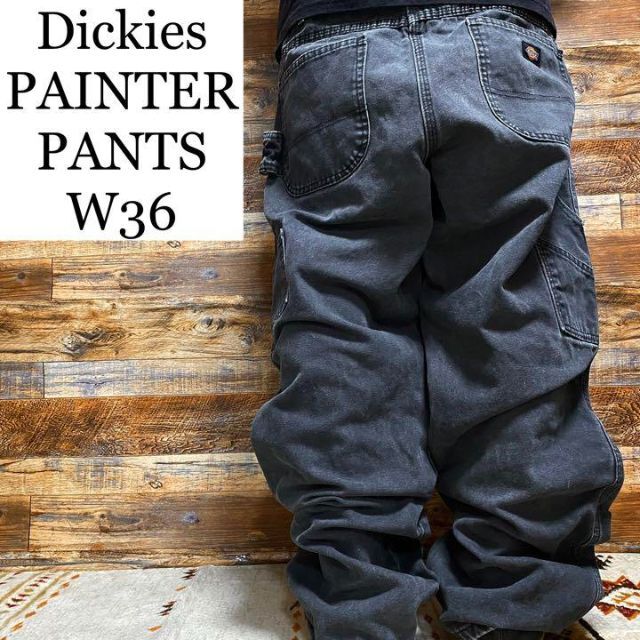 Dickies - ディッキーズダックペインターパンツ黒ブラックメンズ古着 ...