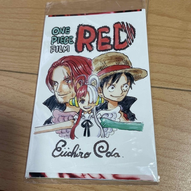 ONE PIECE FILM RED 入場者特典 エンタメ/ホビーのコレクション(ノベルティグッズ)の商品写真