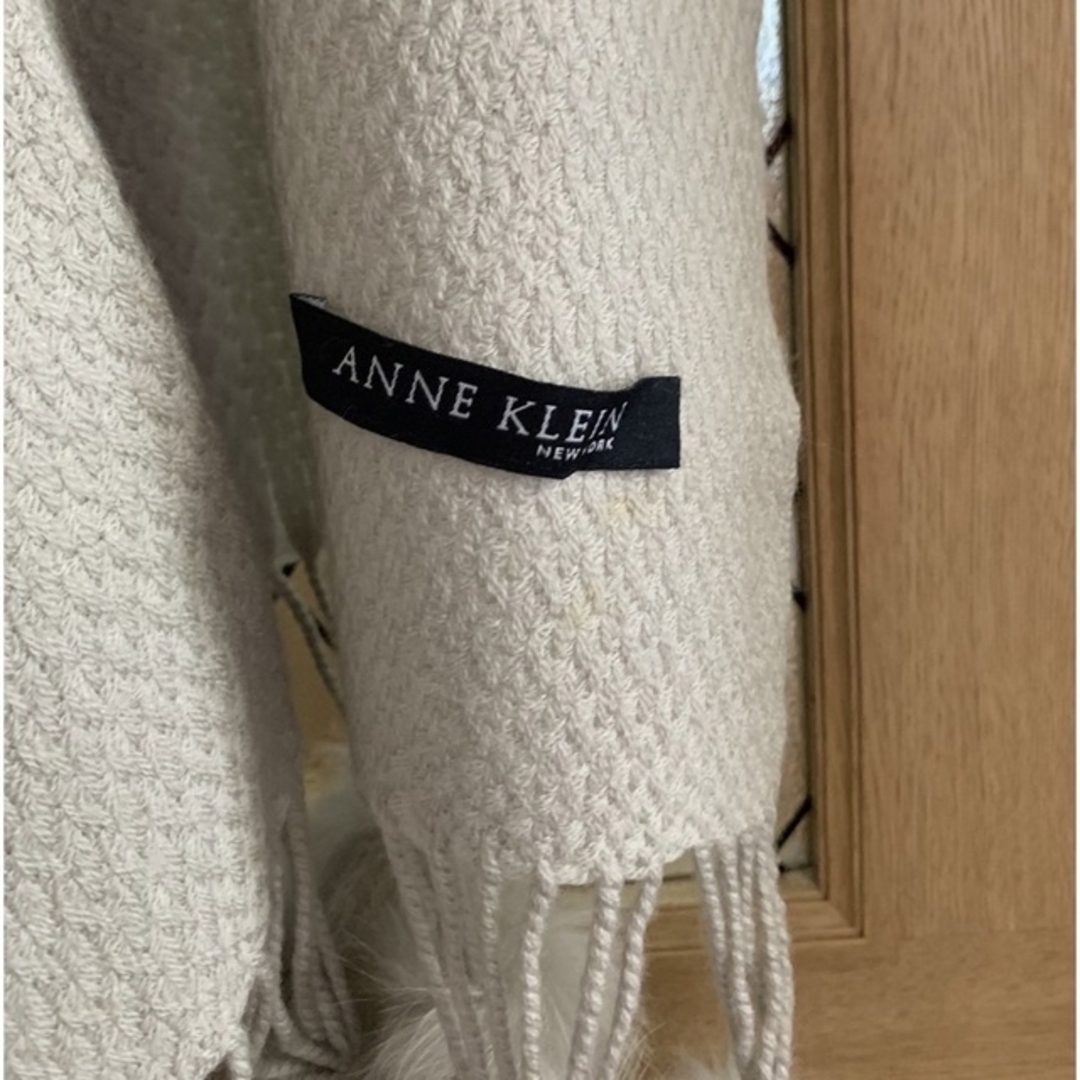 ANNE KLEIN(アンクライン)の新品タグ付き❤️ANNE KLEIN  毛100%ショール❤️ レディースのファッション小物(マフラー/ショール)の商品写真