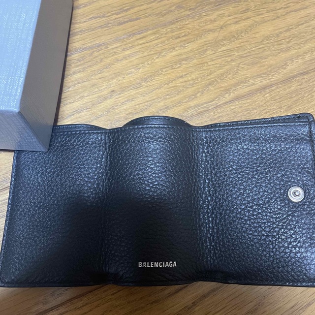 【バレンシアガ】ほぼ未使用品 財布 ミニ財布 ブラック 古銭入れ
