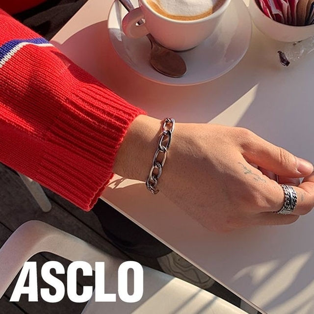 ASCLO Firenze Braceletチェーンブレスレット メンズのアクセサリー(ブレスレット)の商品写真