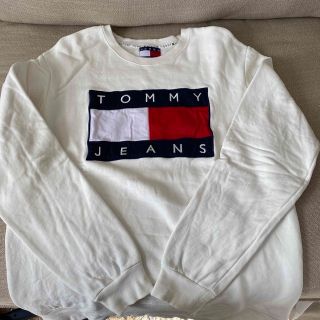 トミーヒルフィガー(TOMMY HILFIGER)のTOMMYHILEFIGER トミースウェット白(トレーナー/スウェット)