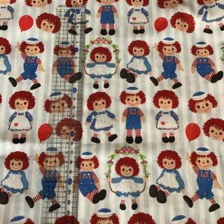 布　ラガディ　アン　アンディ　raggedy ann andy(生地/糸)