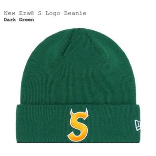 シュプリーム(Supreme)の【Green】Supreme New Era S Logo Beanie(ニット帽/ビーニー)